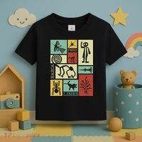 Nazca Lines Peru Geoglyphs Retro Box Artworks Toddler T-Shirt thumb 3
