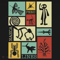 Nazca Lines Peru Geoglyphs Retro Box Artworks Visor thumb 3