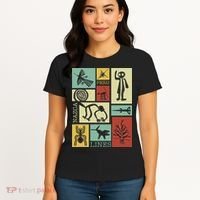 Nazca Lines Peru Geoglyphs Retro Box Artworks Women's T-Shirt thumb 4