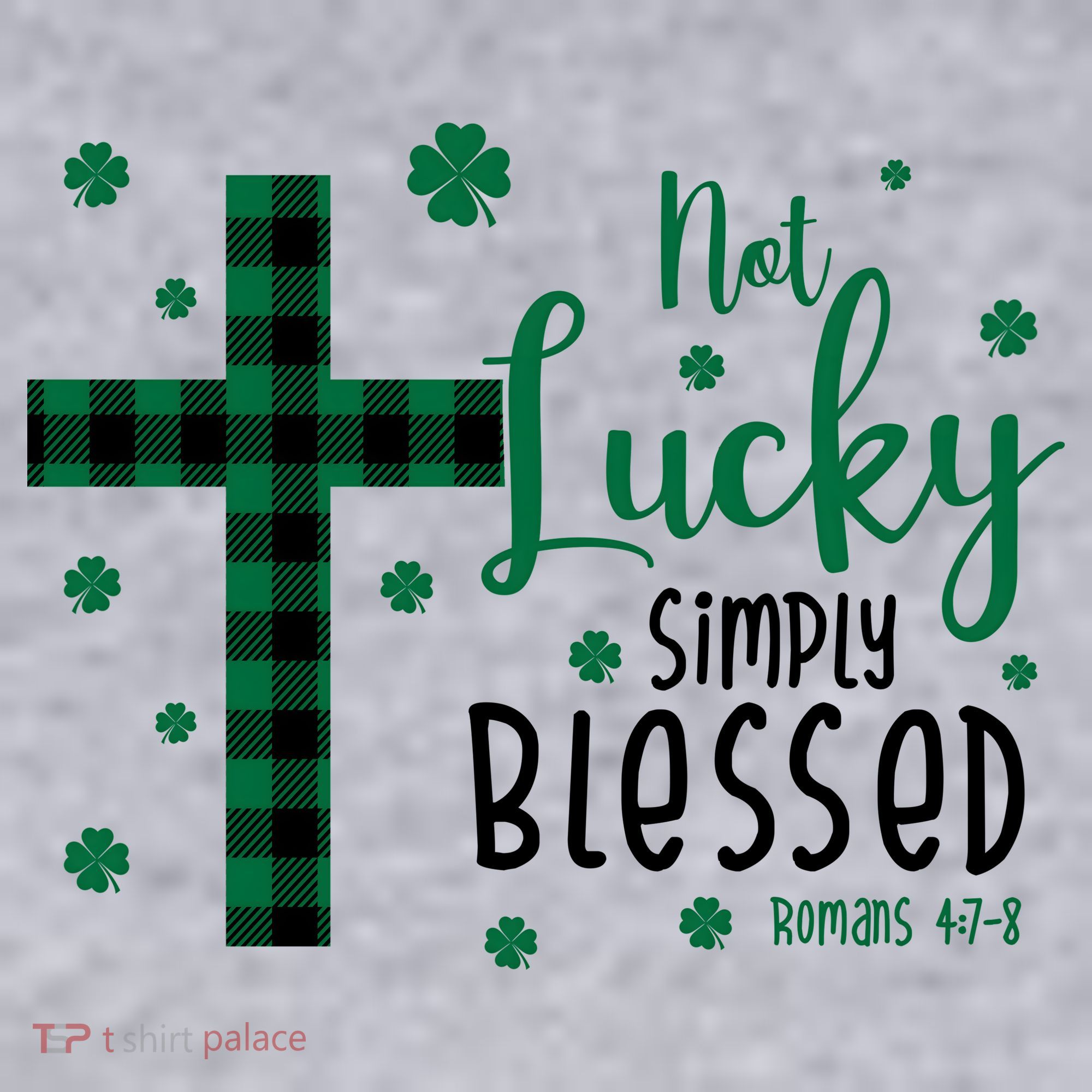 Not Lucky Simply Blessed St Patrick's Day Christianity Women's Sweatshirt