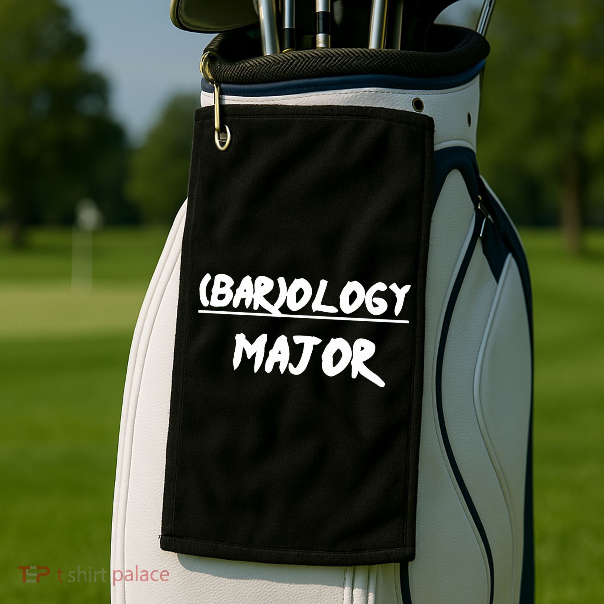 No Life Shaq Wearing (Bar)Ology Major Golf Towel