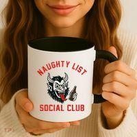 Naughty List Social Club Coffee Mug thumb 3