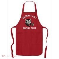 Naughty List Social Club Apron thumb 0