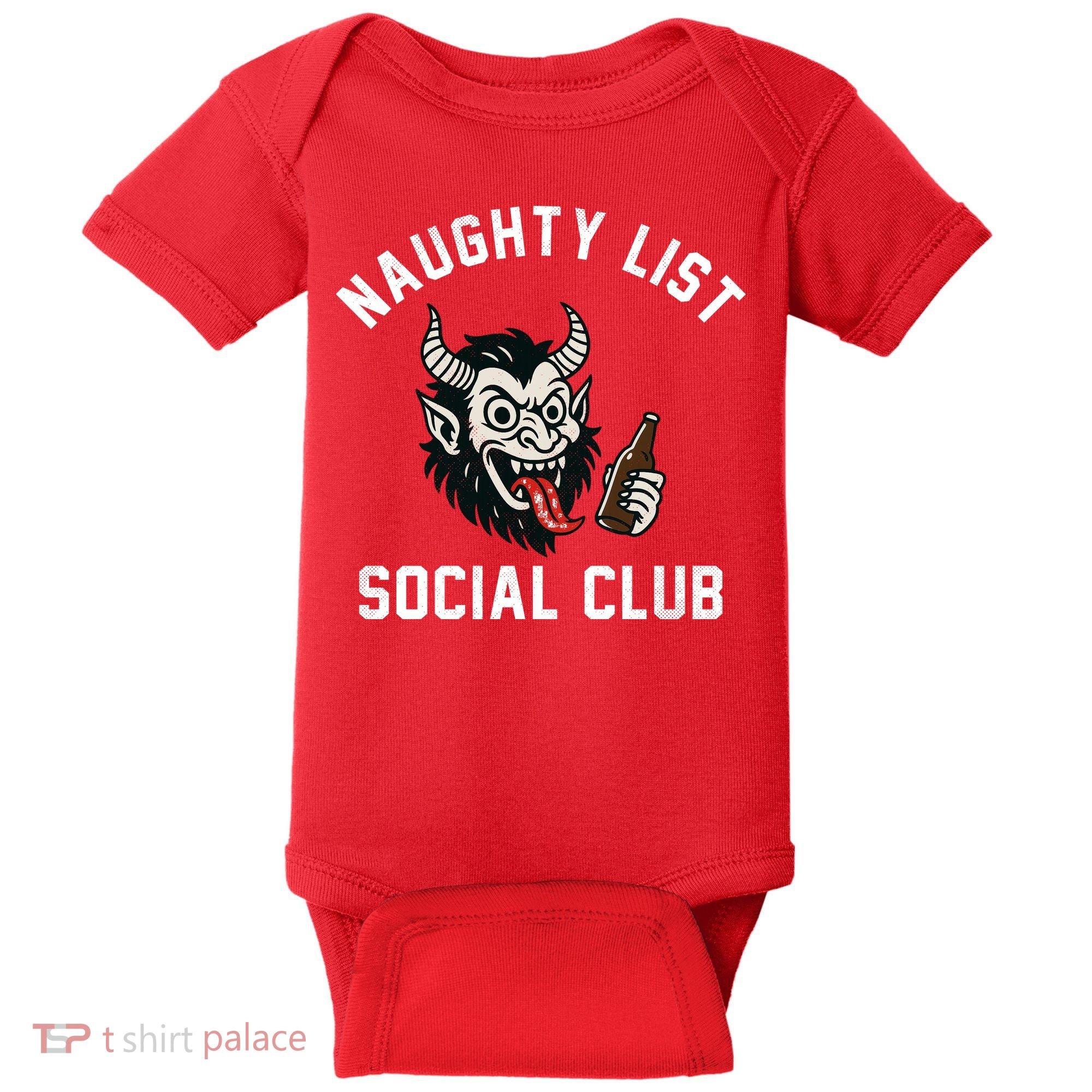 Naughty List Social Club Baby Bodysuit