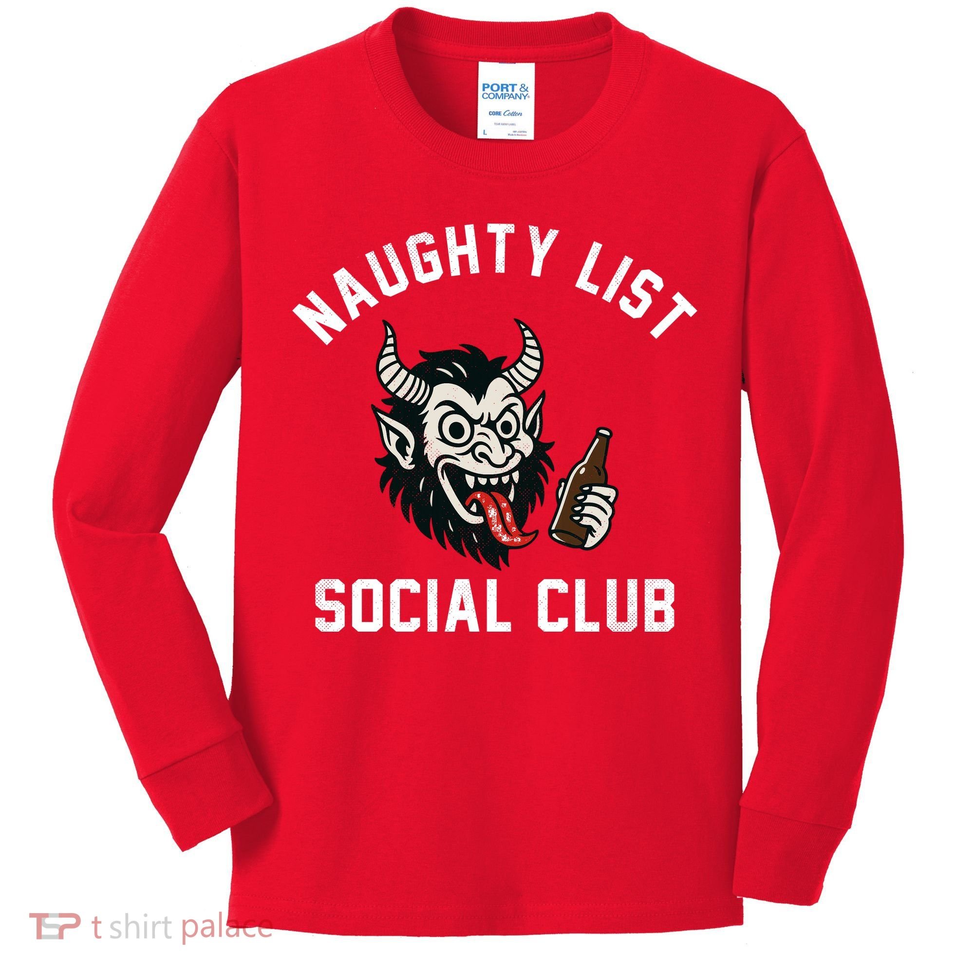 Naughty List Social Club Kids Long Sleeve Shirt