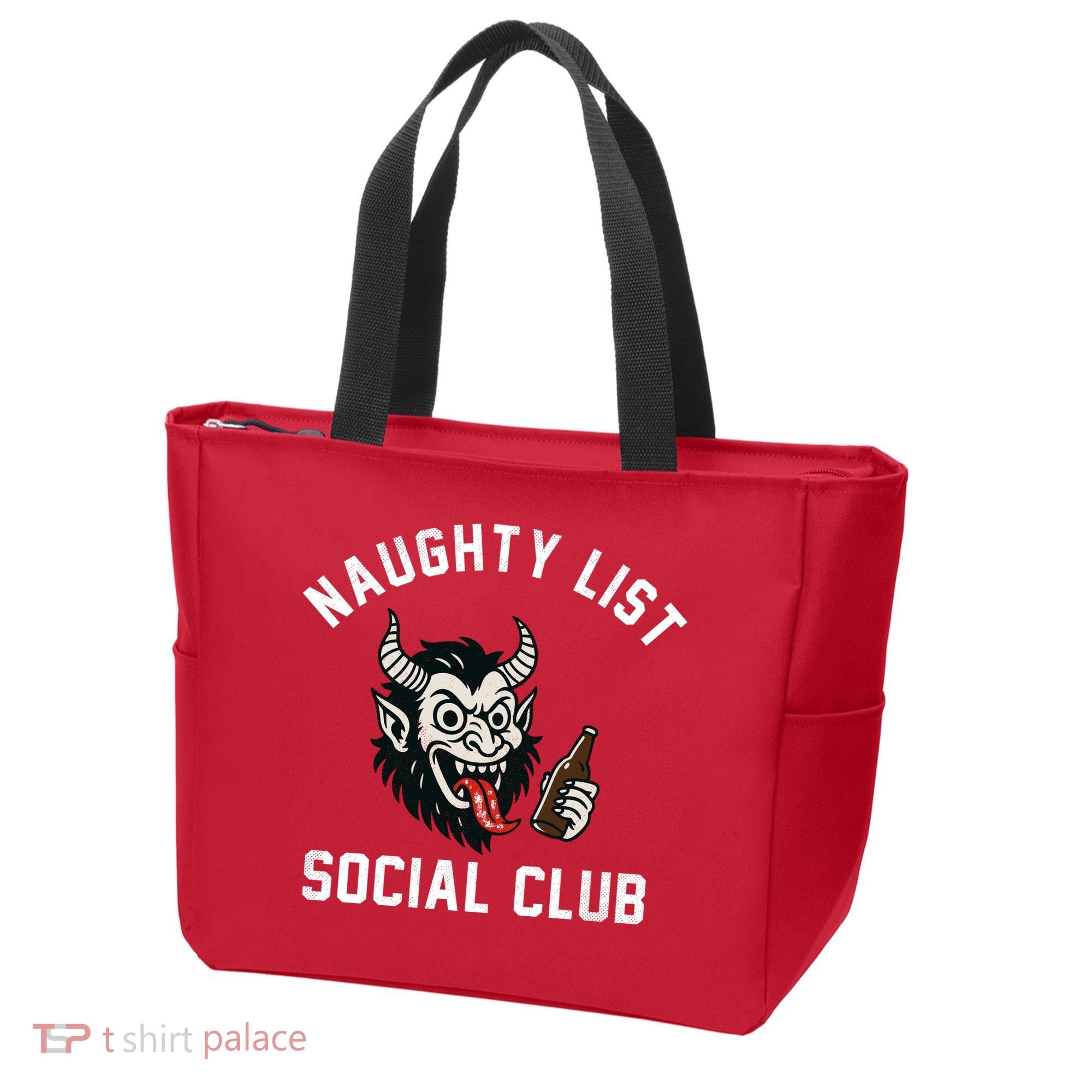 Naughty List Social Club Tote Bag