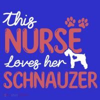 Nurse Loves Schnauzer Dog Lovers Funny Gift For Mom Nurse Gift Sweatshirt thumb 3