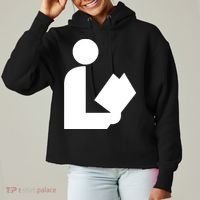National Library Symbol Ladies Heavyweight Boxy Pullover Hoodie thumb 0