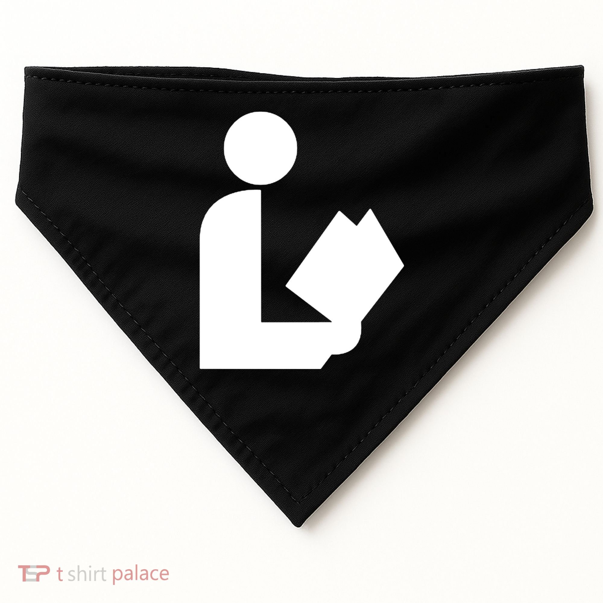 National Library Symbol USA-Made Doggie Bandana