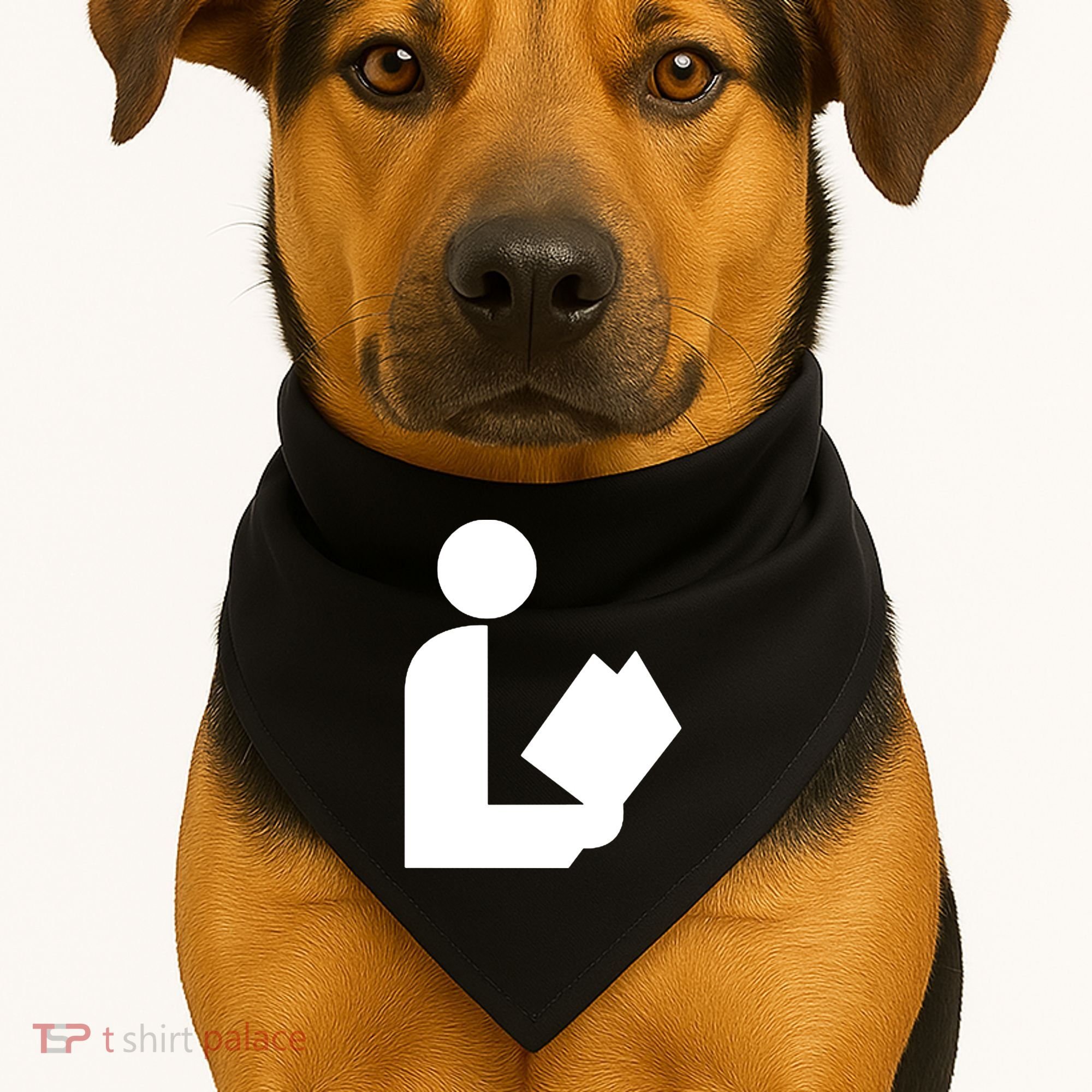 National Library Symbol USA-Made Doggie Bandana