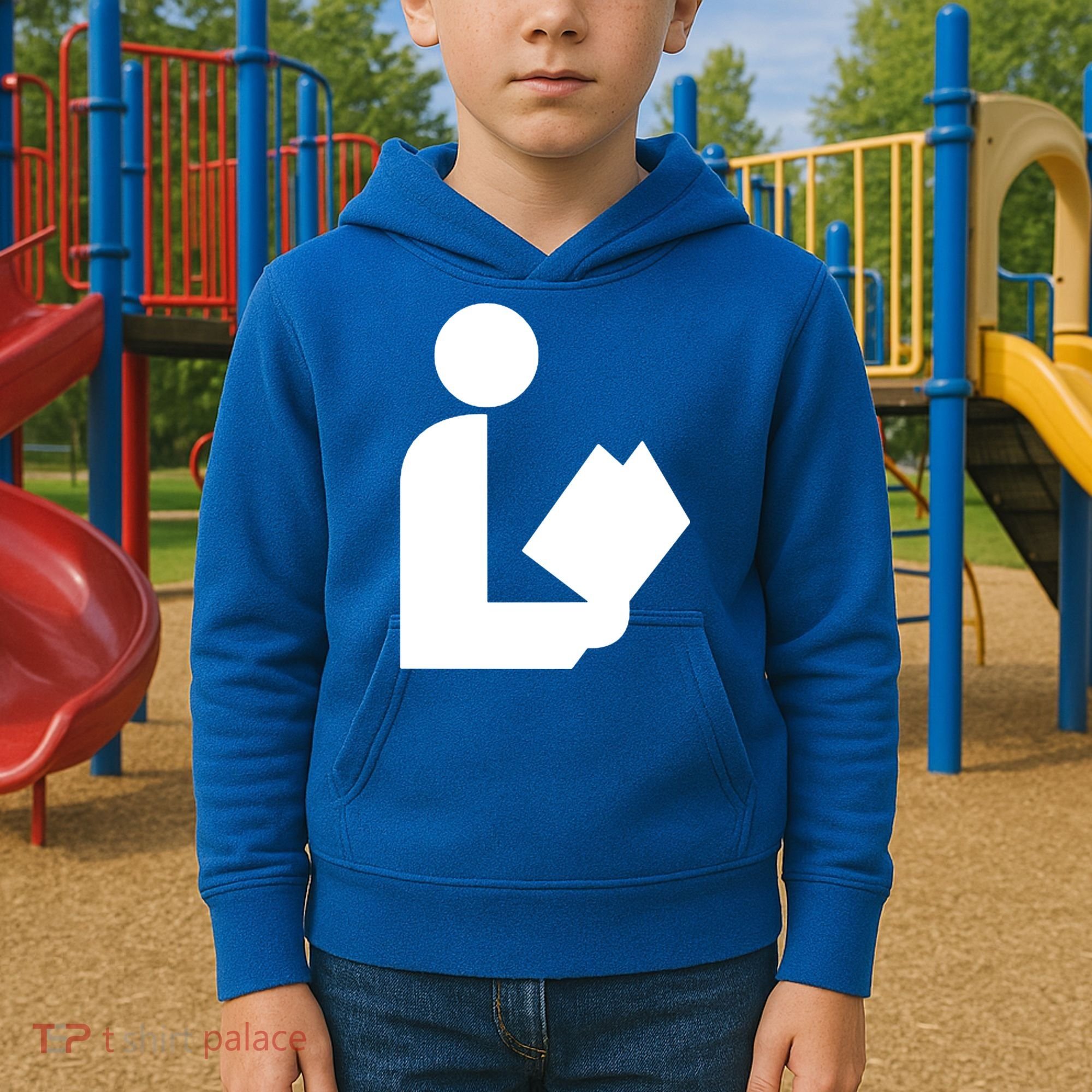 National Library Symbol Kids Hoodie
