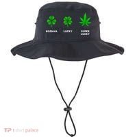 Normal Lucky Super Lucky Shamrock Weed Leaf St. Patricks Day Bucket Hat thumb 0