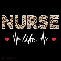 Nurse Life Stethoscope Leopard Nurses Er Icu Nicu Rn Nurses Cute Gift Women's Hoodie thumb 2