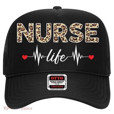 Nurse Life Stethoscope Leopard Nurses Er Icu Nicu Rn Nurses Cute Gift Hat