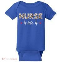 Nurse Life Stethoscope Leopard Nurses Er Icu Nicu Rn Nurses Cute Gift Baby Bodysuit thumb 0
