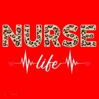 Nurse Life Stethoscope Leopard Nurses Er Icu Nicu Rn Nurses Cute Gift Santa Hat thumb 1