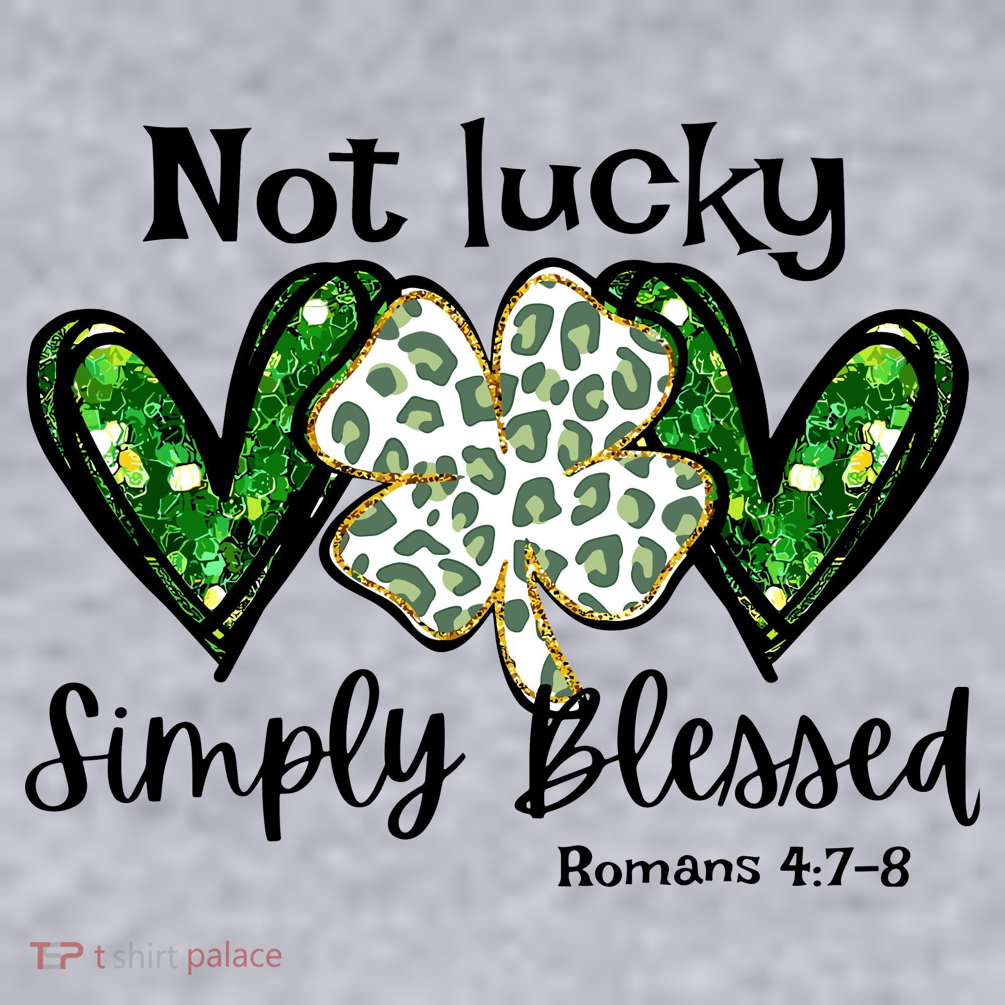 Not Lucky Simply Blessed Christian St Patricks Day Irish Women's Sweatshirt