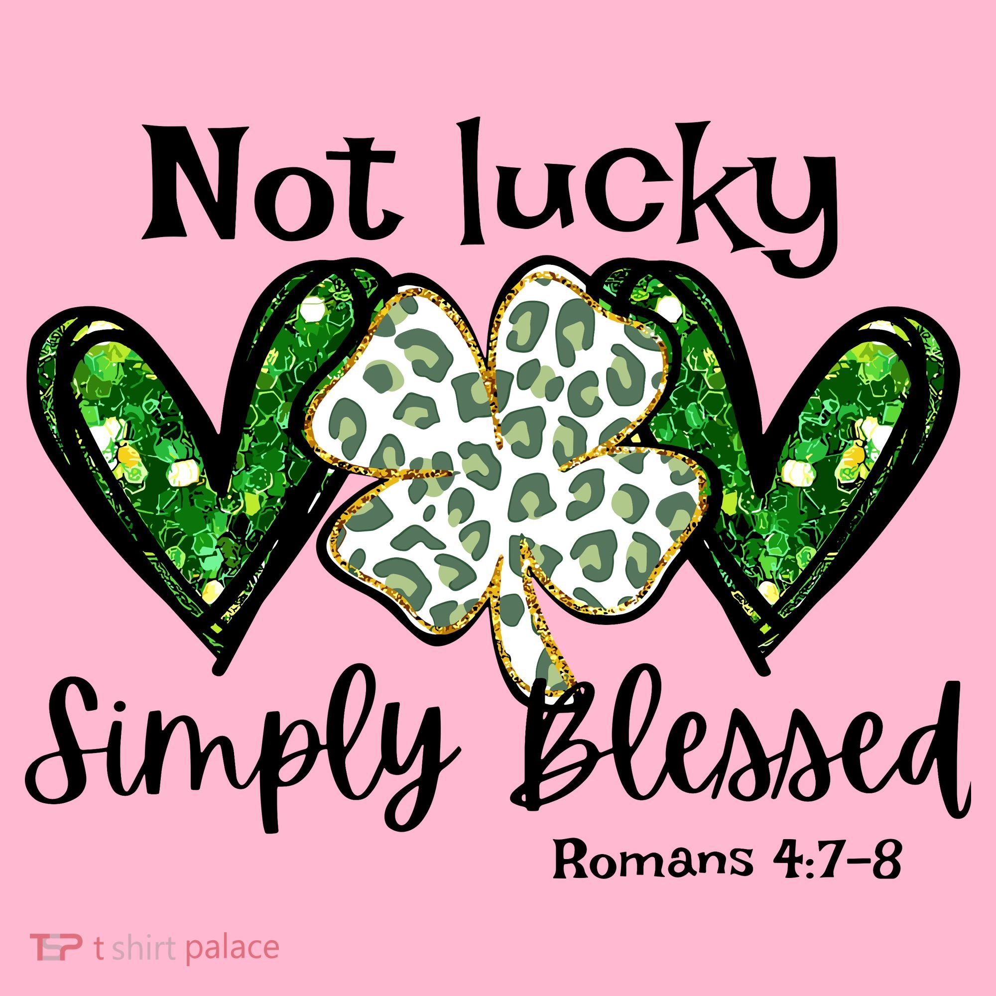 Not Lucky Simply Blessed Christian St Patricks Day Irish Coaster