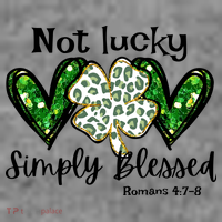 Not Lucky Simply Blessed Christian St Patricks Day Irish Toddler Hoodie thumb 2