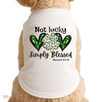 Not Lucky Simply Blessed Christian St Patricks Day Irish Doggie Tank thumb 0