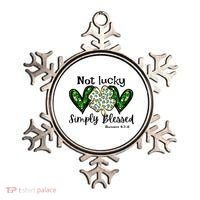 Not Lucky Simply Blessed Christian St Patricks Day Irish Ornament thumb 0
