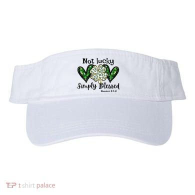 Not Lucky Simply Blessed Christian St Patricks Day Irish Visor