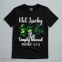 Not Lucky Simply Blessed St PatrickS Day T-Shirt thumb 5