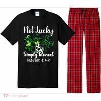 Not Lucky Simply Blessed St PatrickS Day Pajama Set thumb 0