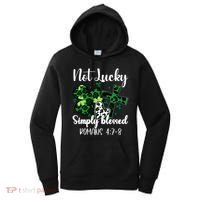 Not Lucky Simply Blessed St PatrickS Day Women's Hoodie thumb 0