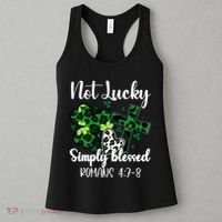 Not Lucky Simply Blessed St PatrickS Day Women's Tank Top thumb 3