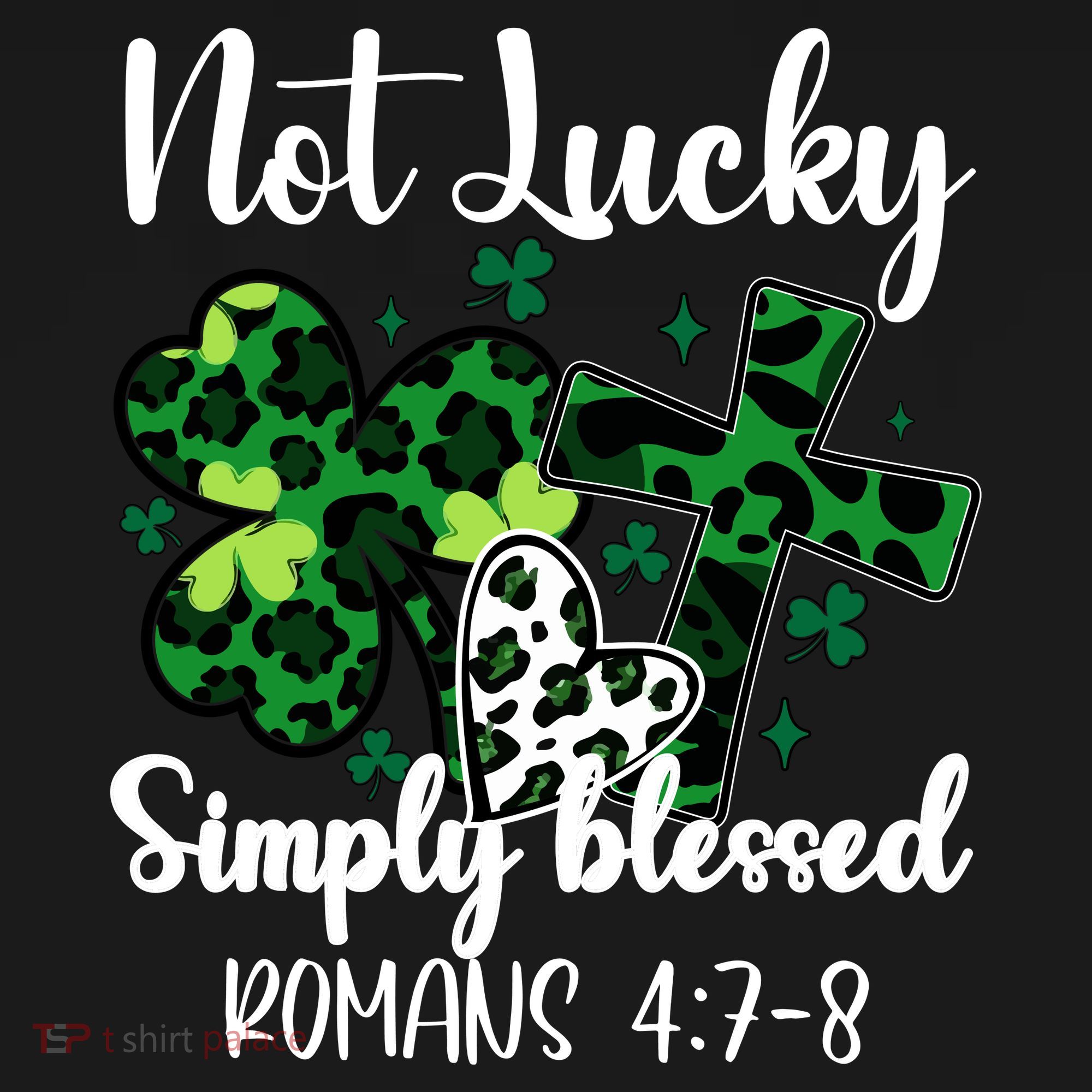 Not Lucky Simply Blessed St PatrickS Day Kids Hoodie