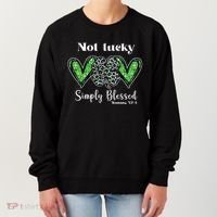 Not Lucky Simply Blessed Clover Women's Sweatshirt thumb 0