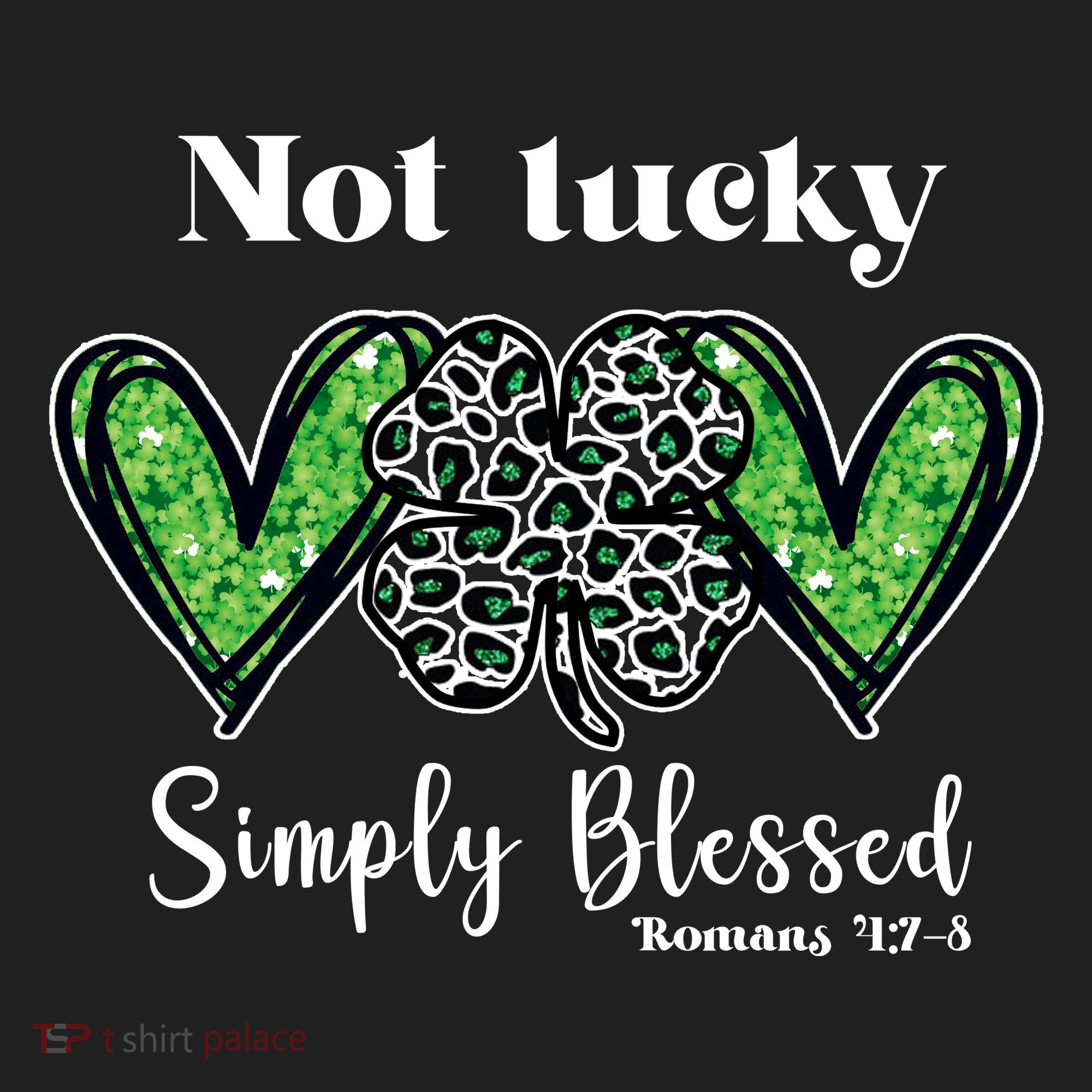 Not Lucky Simply Blessed Clover Tumbler