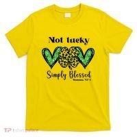 Not Lucky Simply Blessed Clover T-Shirt thumb 0