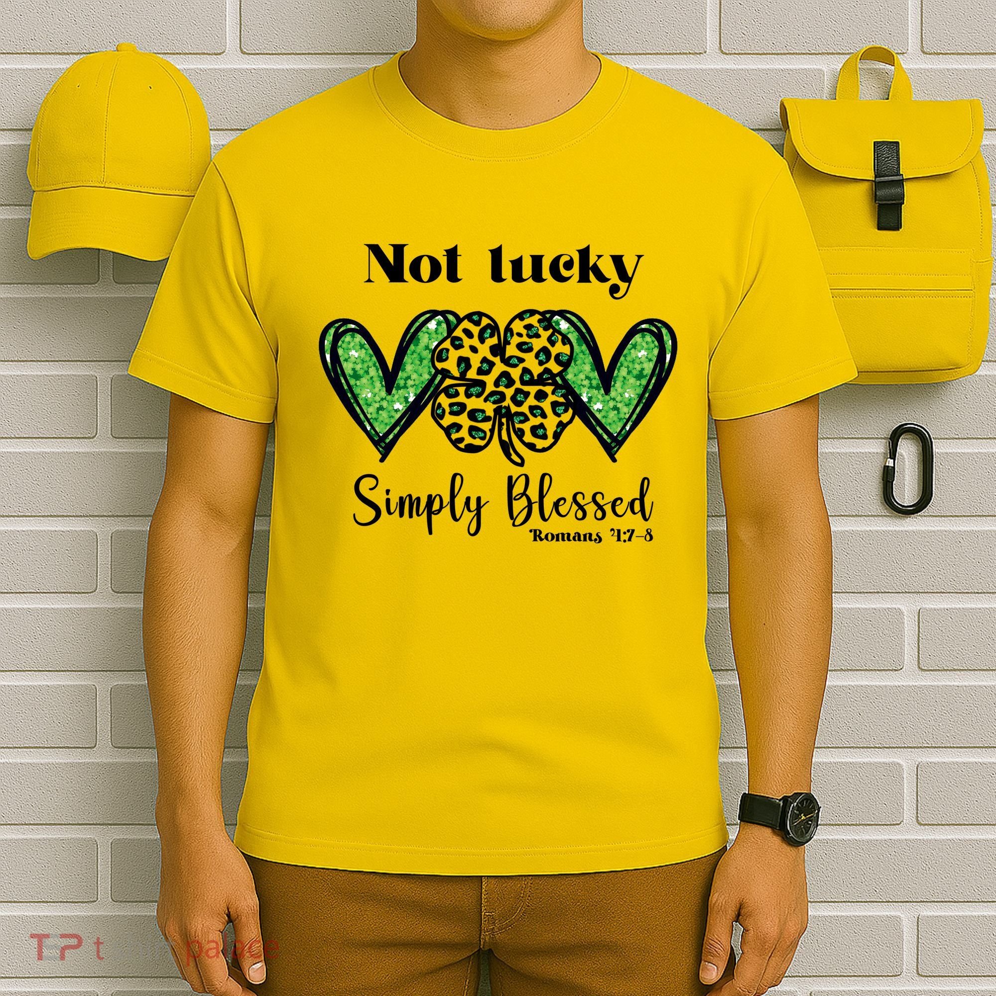 Not Lucky Simply Blessed Clover T-Shirt
