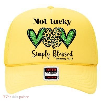 Not Lucky Simply Blessed Clover Hat