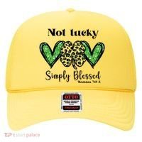 Not Lucky Simply Blessed Clover Hat thumb 0