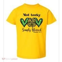 Not Lucky Simply Blessed Clover Toddler T-Shirt thumb 0