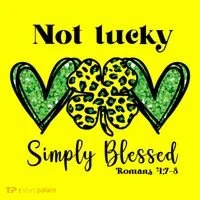 Not Lucky Simply Blessed Clover Women's T-Shirt thumb 6