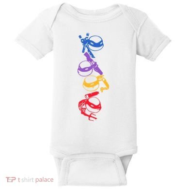 Ninja Lovers Turtle Fan Baby Bodysuit