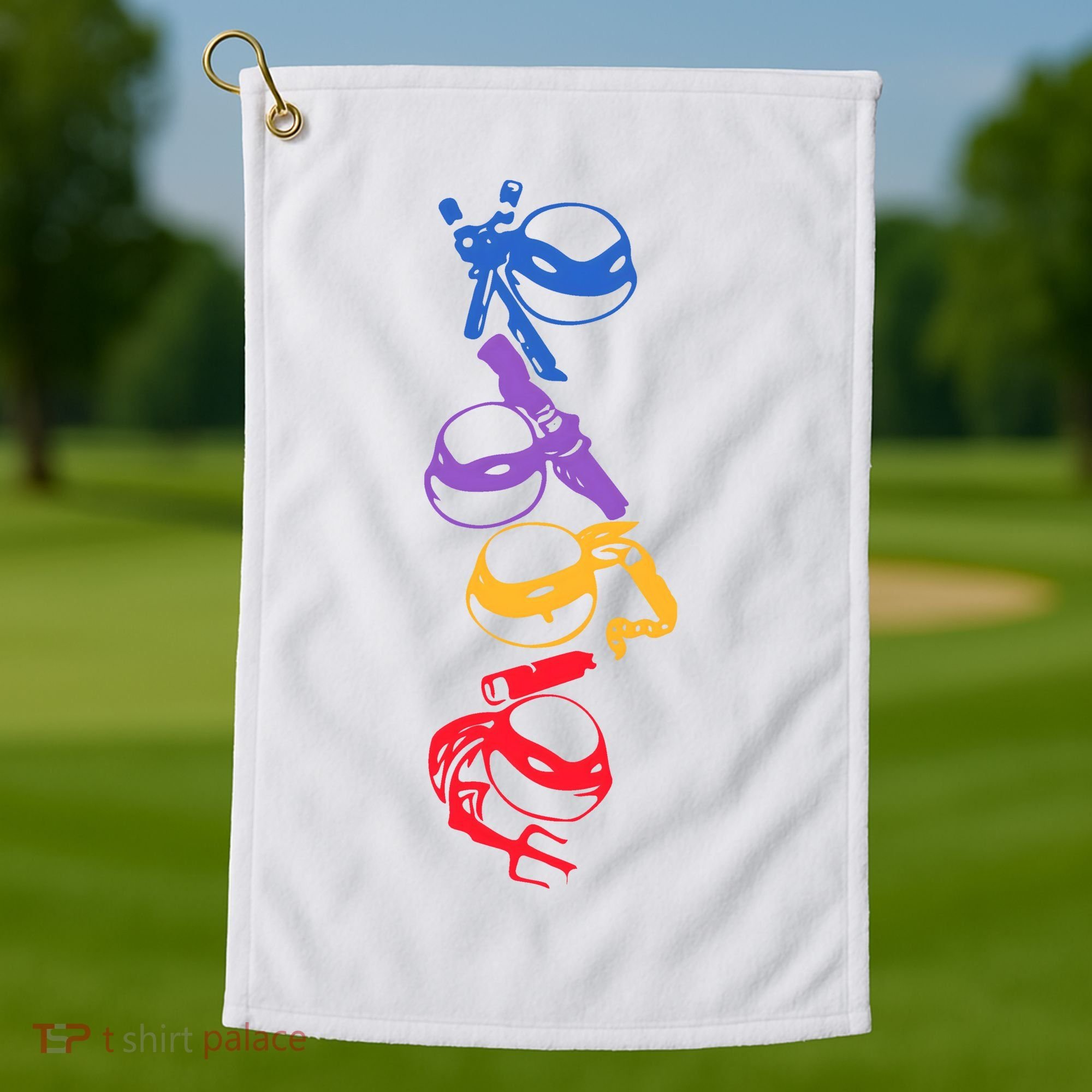 Ninja Lovers Turtle Fan Golf Towel