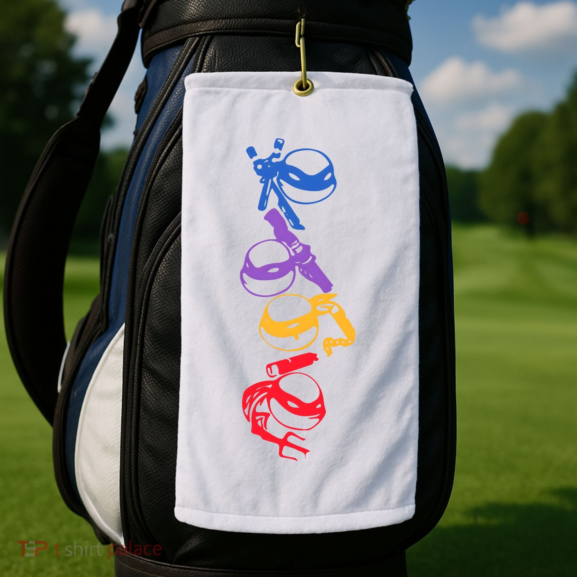 Ninja Lovers Turtle Fan Golf Towel