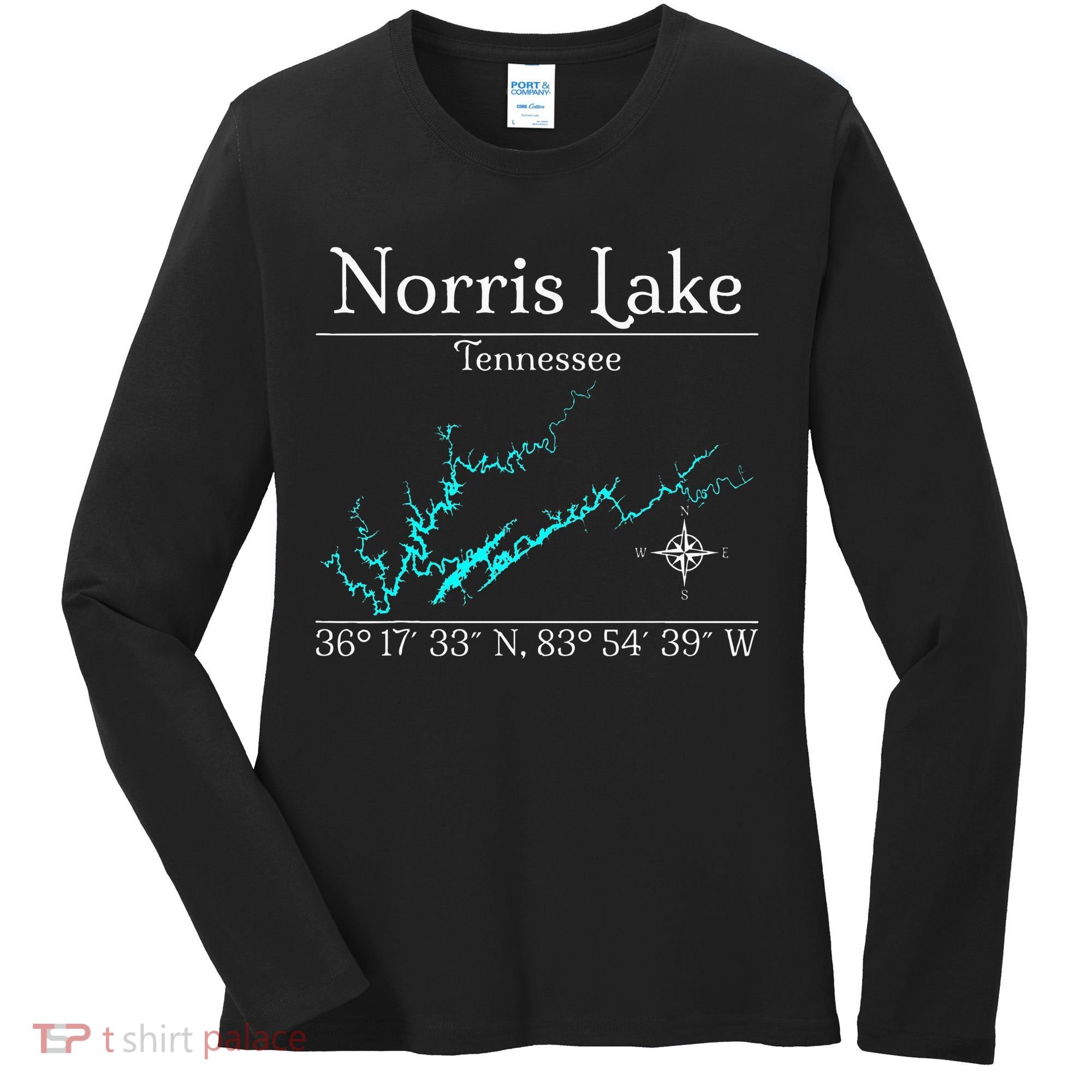 Norris Lake Tennessee Women's Long Sleeve Shirt