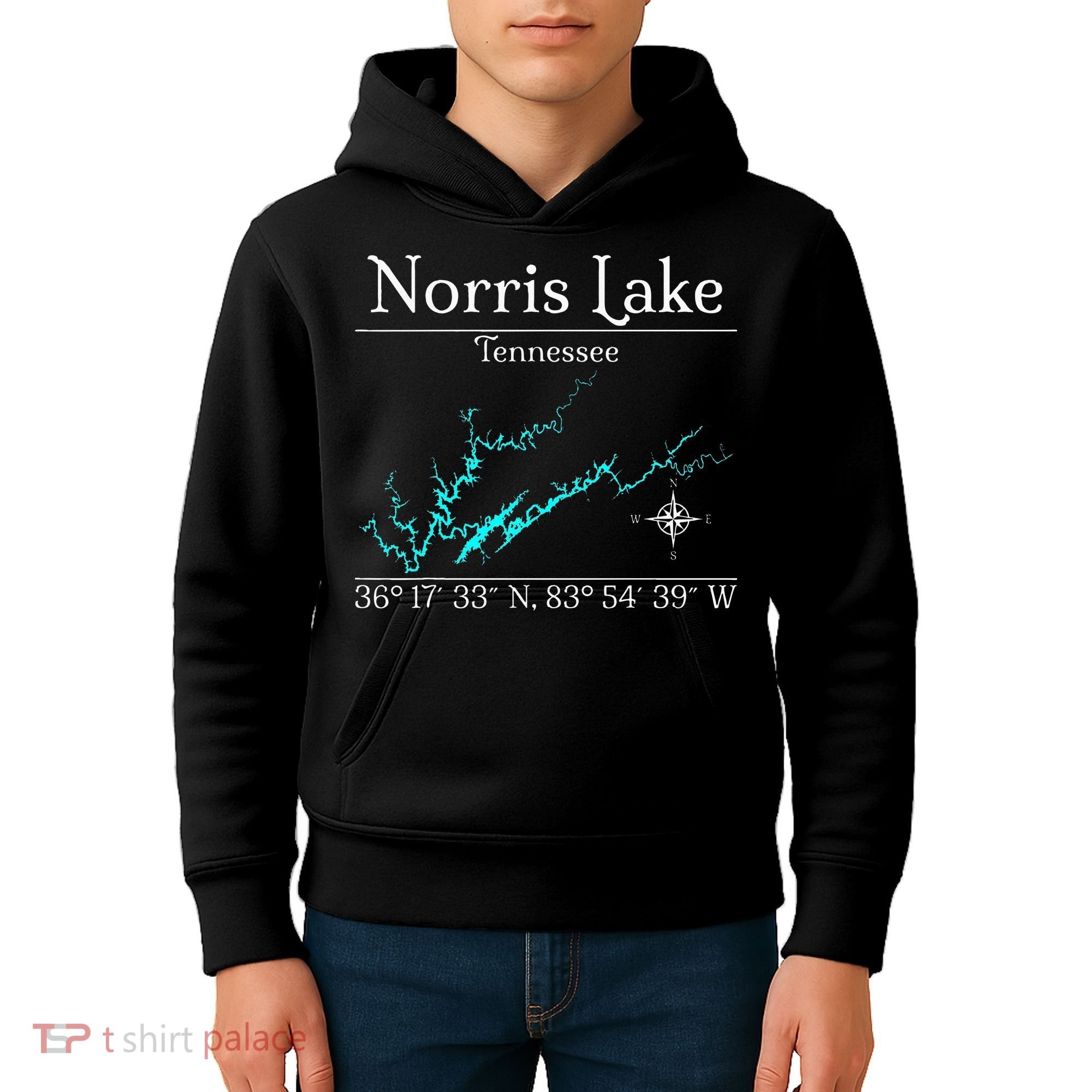 Norris Lake Tennessee Kids Hoodie