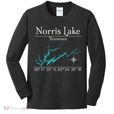 Norris Lake Tennessee Kids Long Sleeve Shirt
