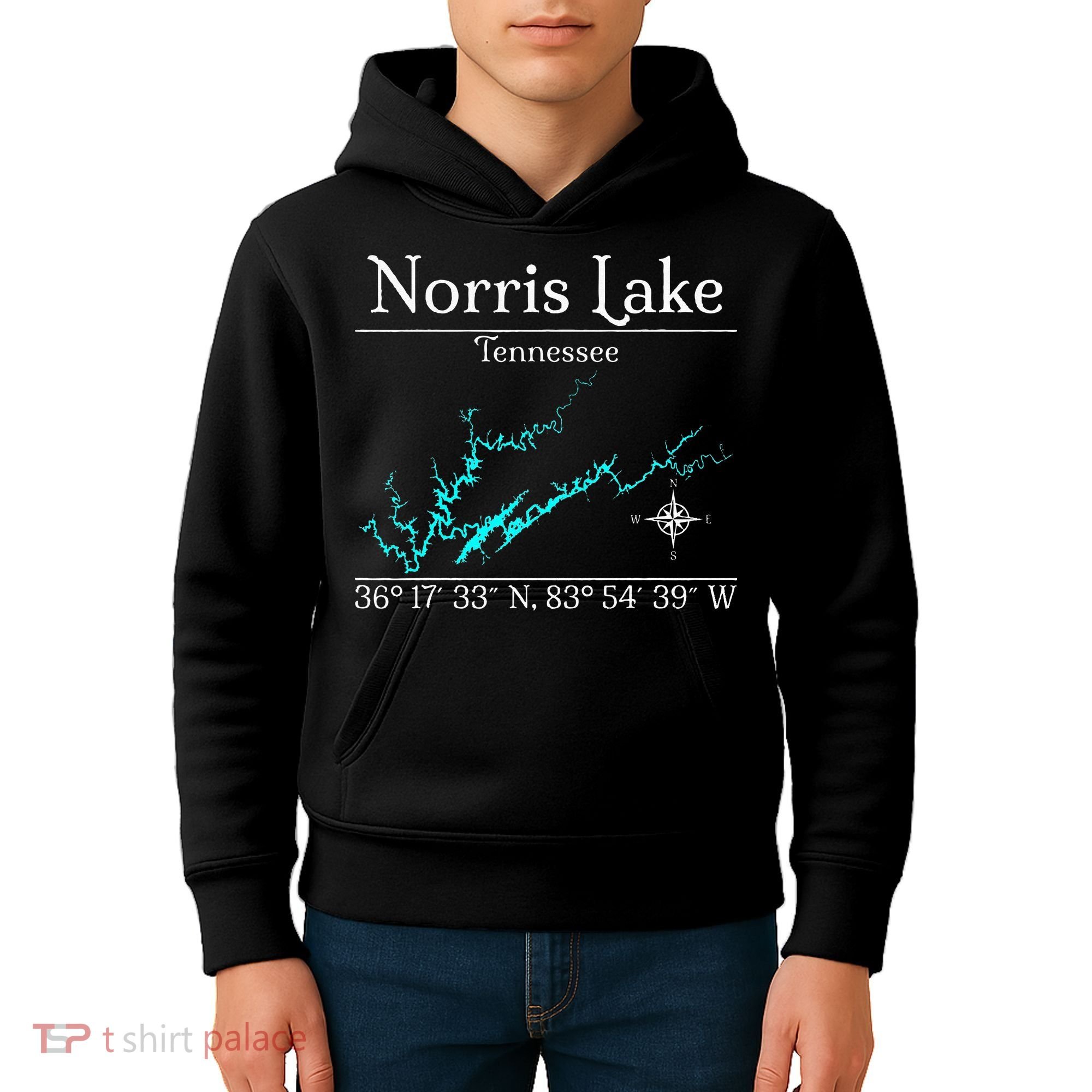 Norris Lake Tennessee Kids Hoodie