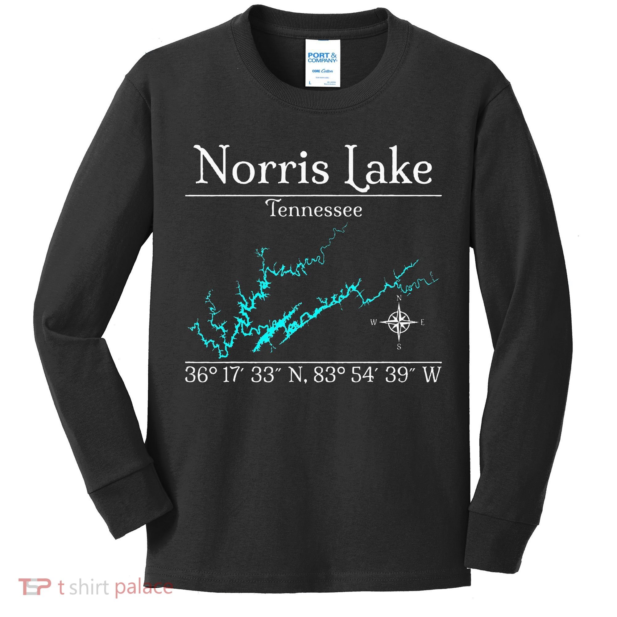 Norris Lake Tennessee Kids Long Sleeve Shirt