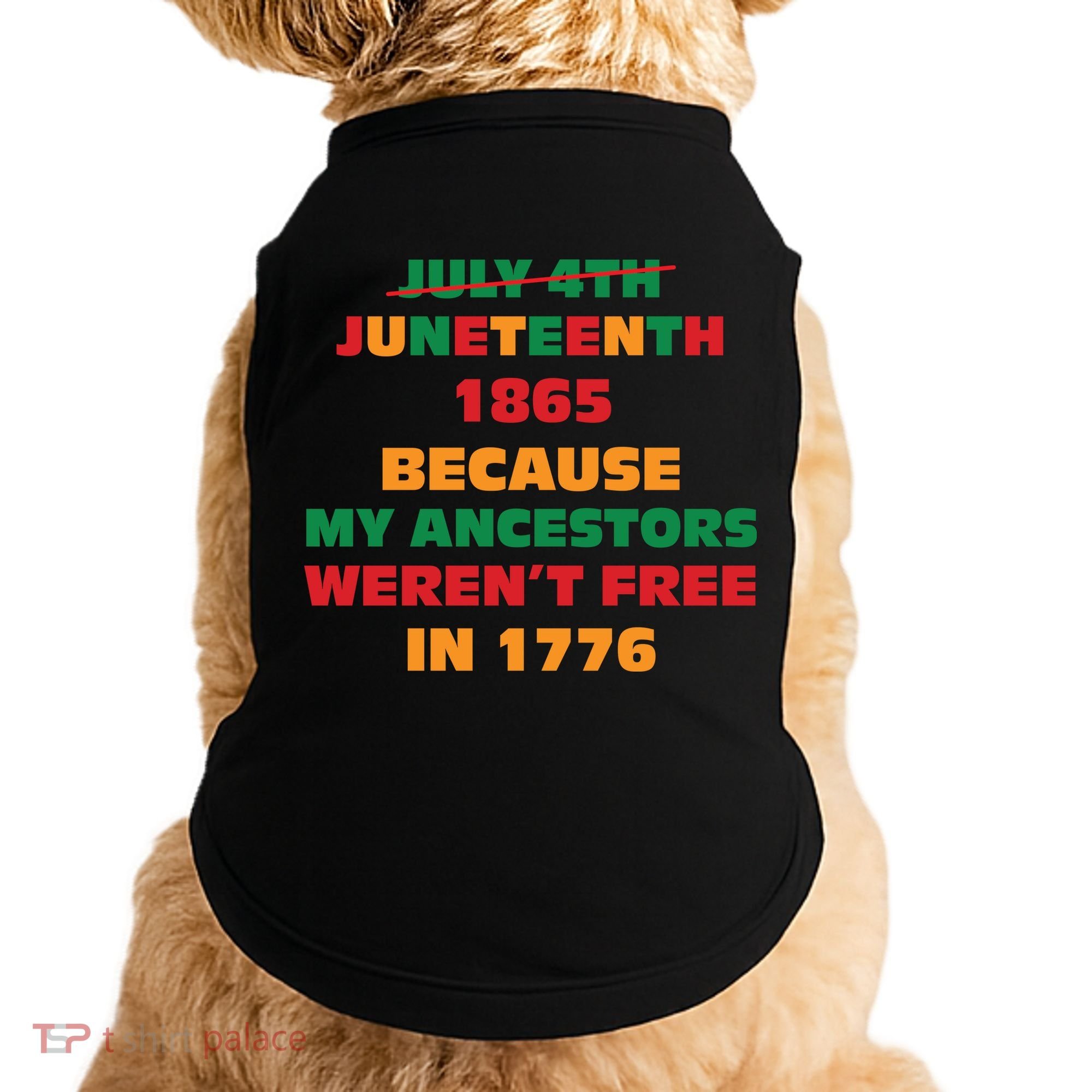 Never Let Them Forget For Juneteenth Day Gift Doggie Tank