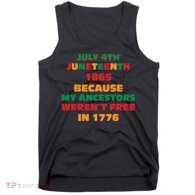 Never Let Them Forget For Juneteenth Day Gift Tank Top