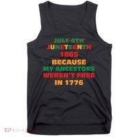 Never Let Them Forget For Juneteenth Day Gift Tank Top thumb 0